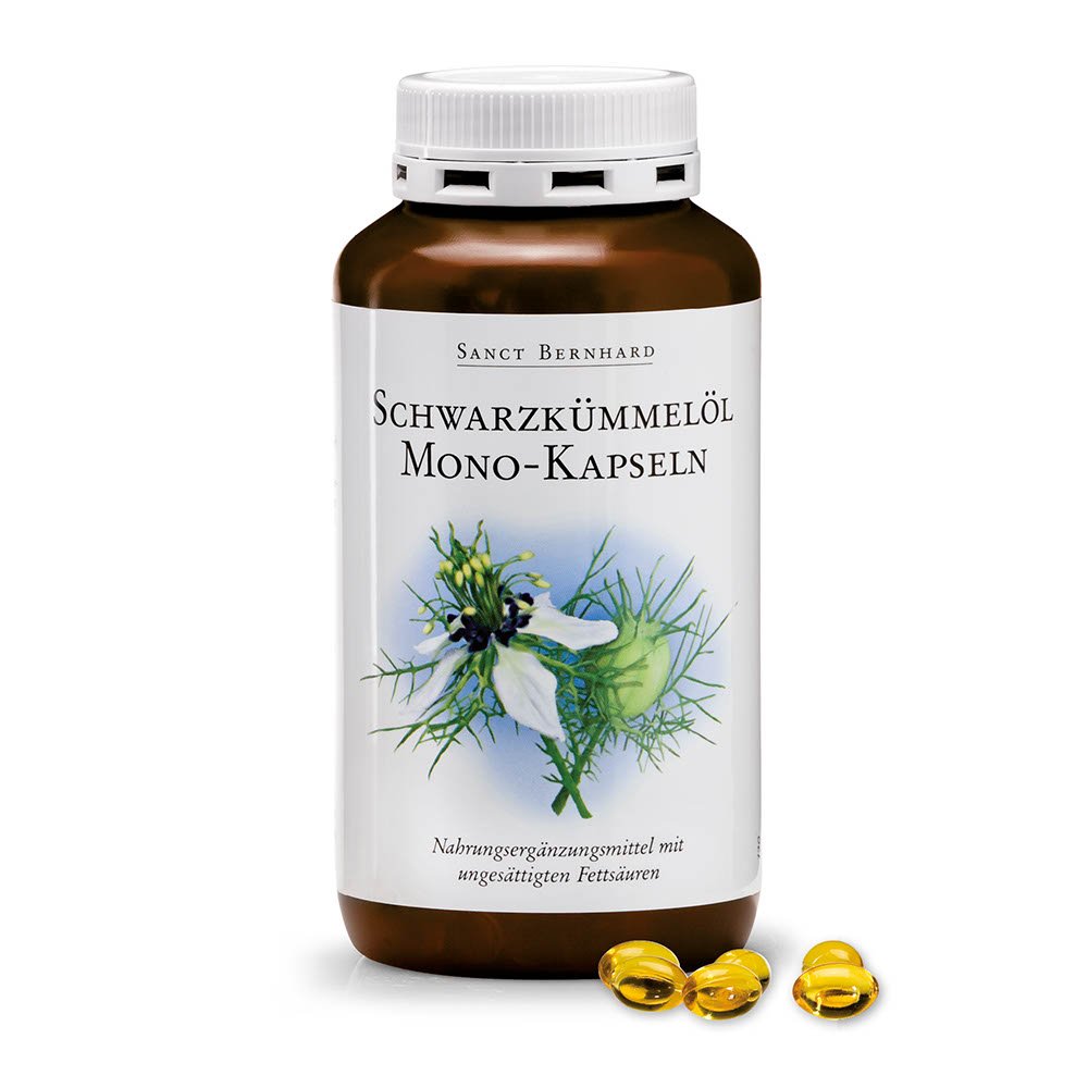 Schwarzk&uuml;mmel&ouml;l-Mono-Kapseln 400 Kapseln
