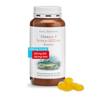 Omega-3 supra-1000mg-Kapseln 120 Kapseln f&uuml;r 2 Monate