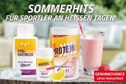 Erfrischung in der heißen Jahreszeit! MIT GEWINNCHANCE!